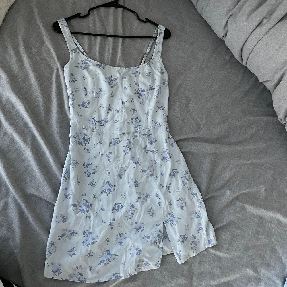 Abercrombie and Fitch Blue Floral Sundress